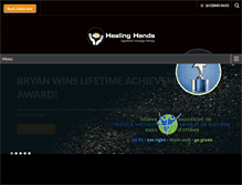 Tablet Screenshot of healinghandsrmt.com